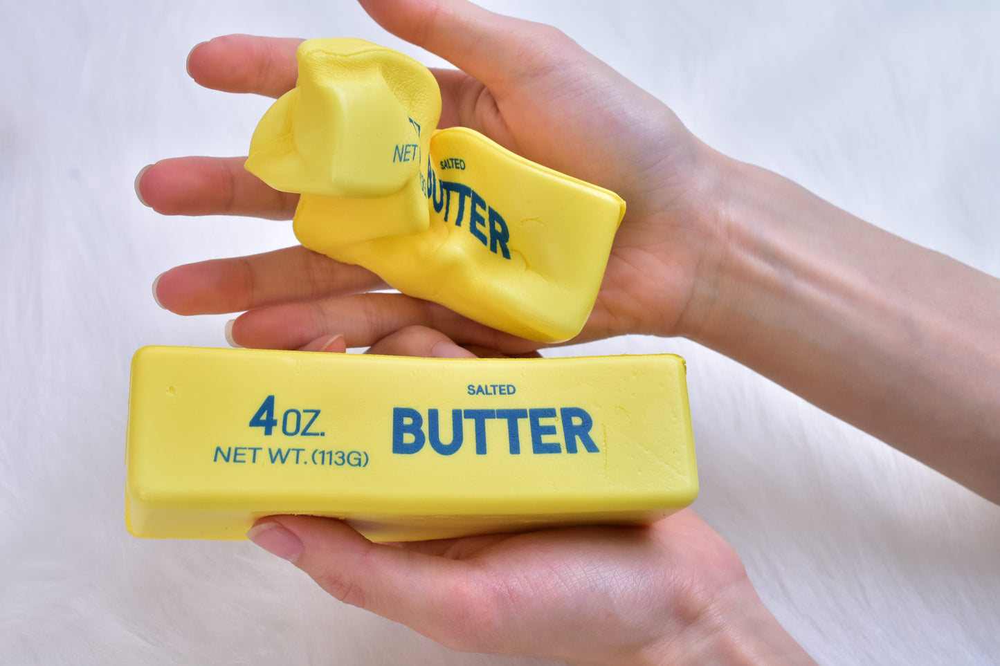 Butter Squishy Toy with Sweet Cream Scent – Super Soft Stress Relief Toy, Satisfying Sensory Fidget, Cute Gift for Kids & Adults (13X4Cm)