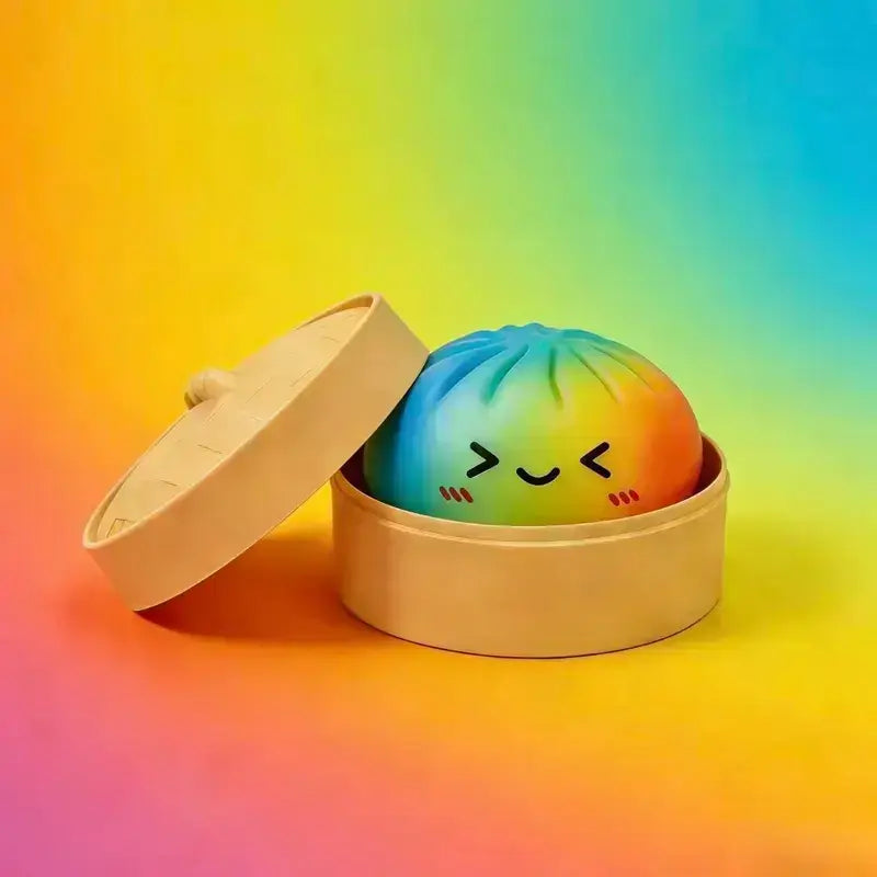 Glitter Series Expressive Big Dumpling Squishy Blind Box, Mysecret Bun Fidget Toy, Soft TPR, Stress Relief, Unboxing Surprise, Random Rare Style. Ideal for Graduation, Valentine’S Day & Easter, Great for Students and Kids to Exchange Gifts.