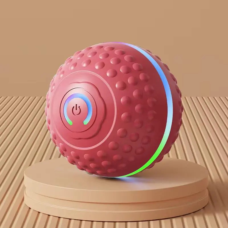 Fuzztik Interactive Dog Toy Ball 2025 Upgrade Durable TPR Material USB Rechargeable Automatic Rolling & Vibrating Ball for Small Medium Large Dogs Anti-Biting High-Quality